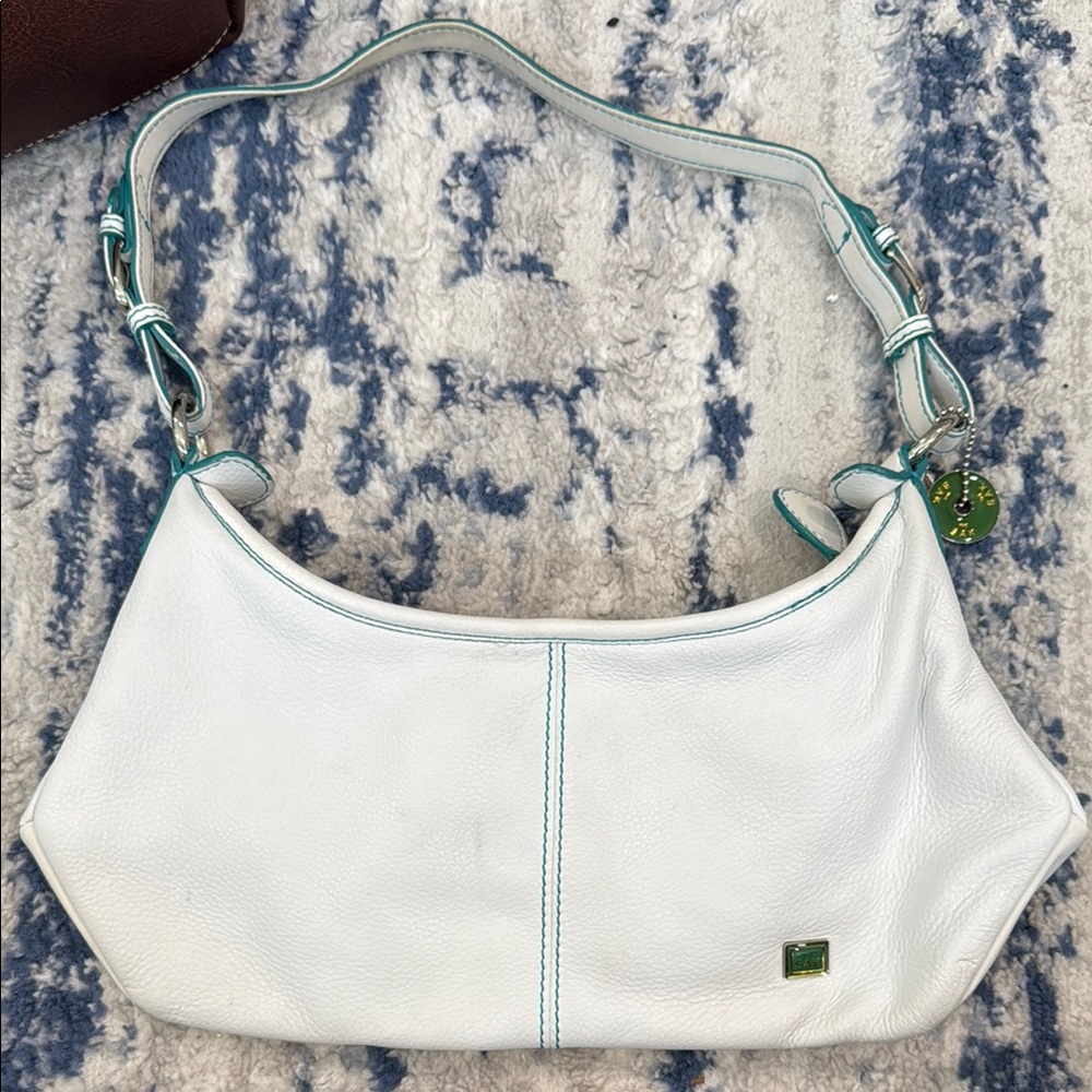 White Leather Shoulder Bag